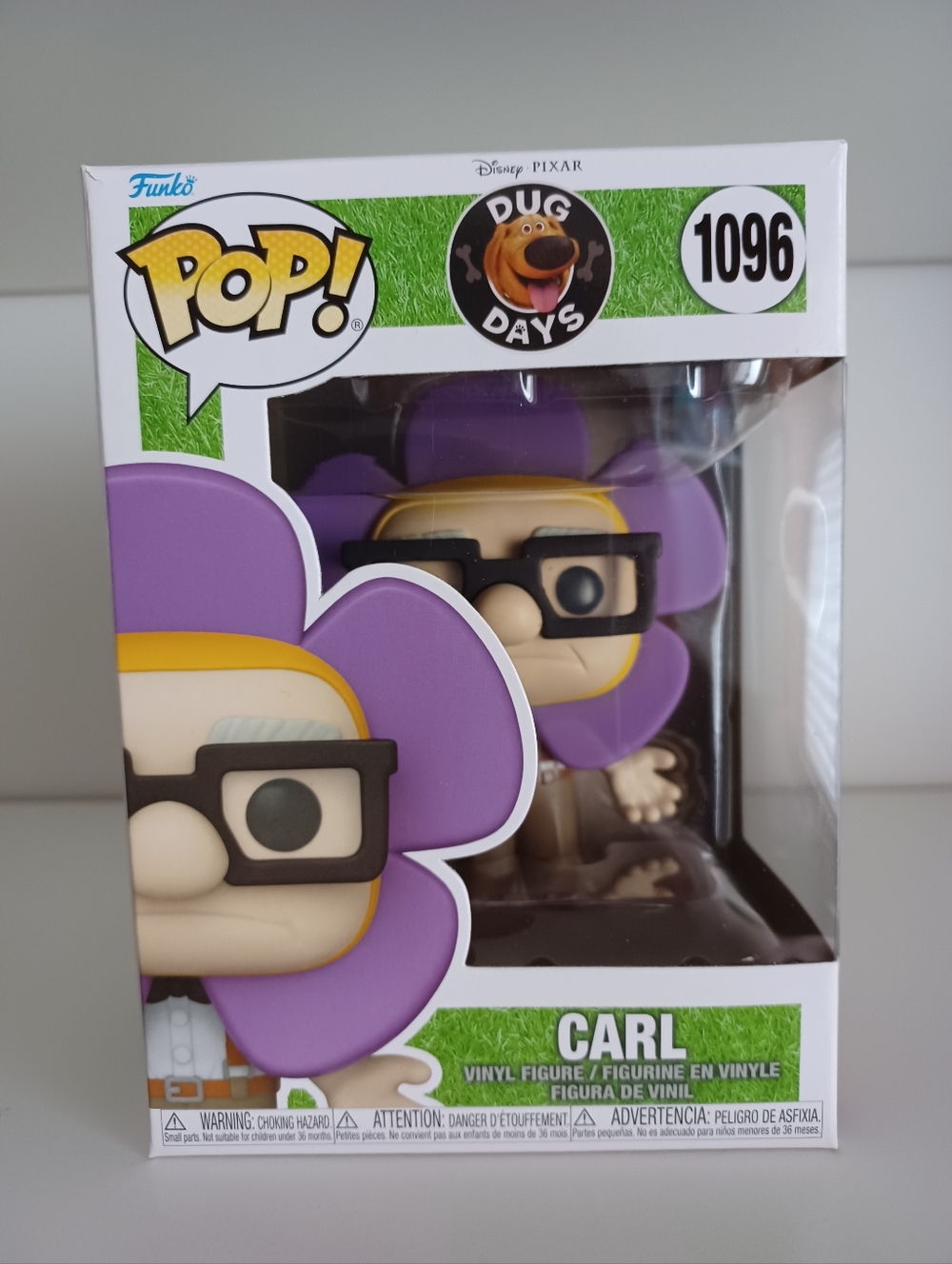 Pixar Disney Carl Flower‎ 1096 From Dug Days Vinyl Figure Funko Pop